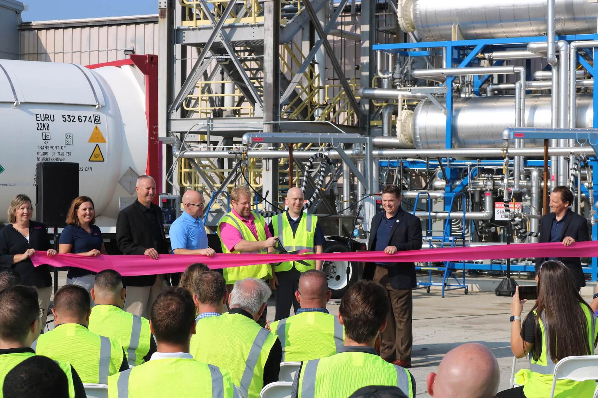 Ribbon cutting