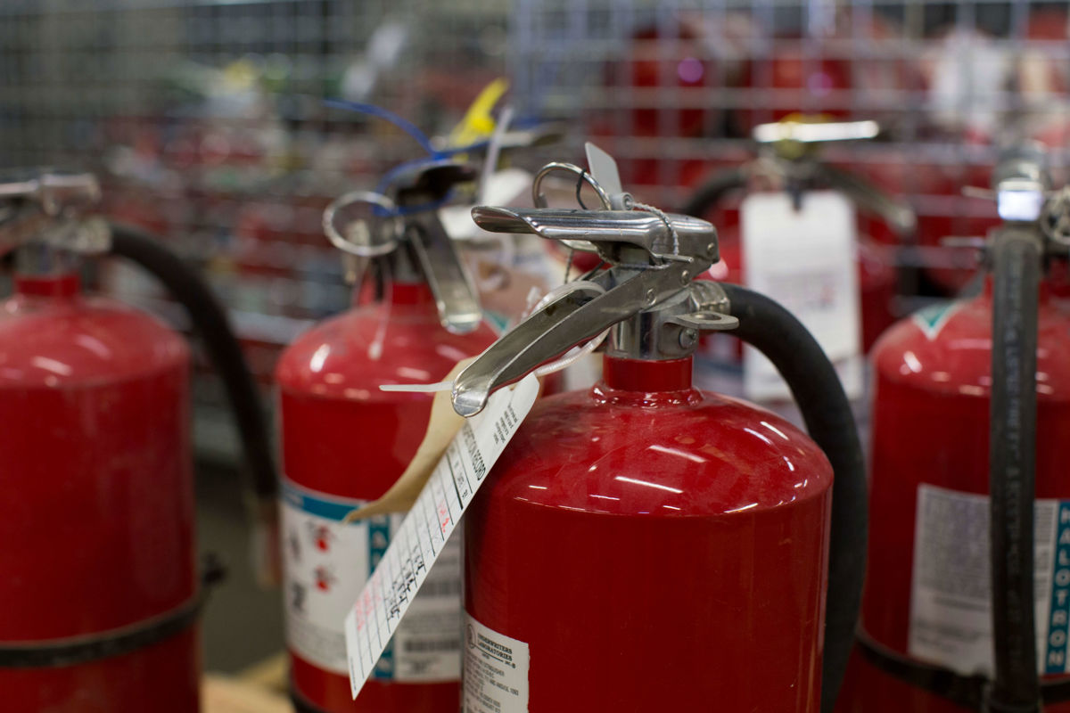 decommissioned fire suppression system