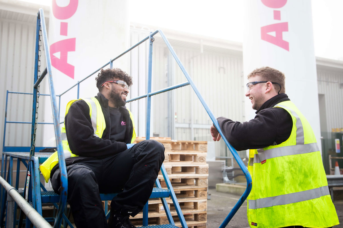 Rapid Engineers On Steps
