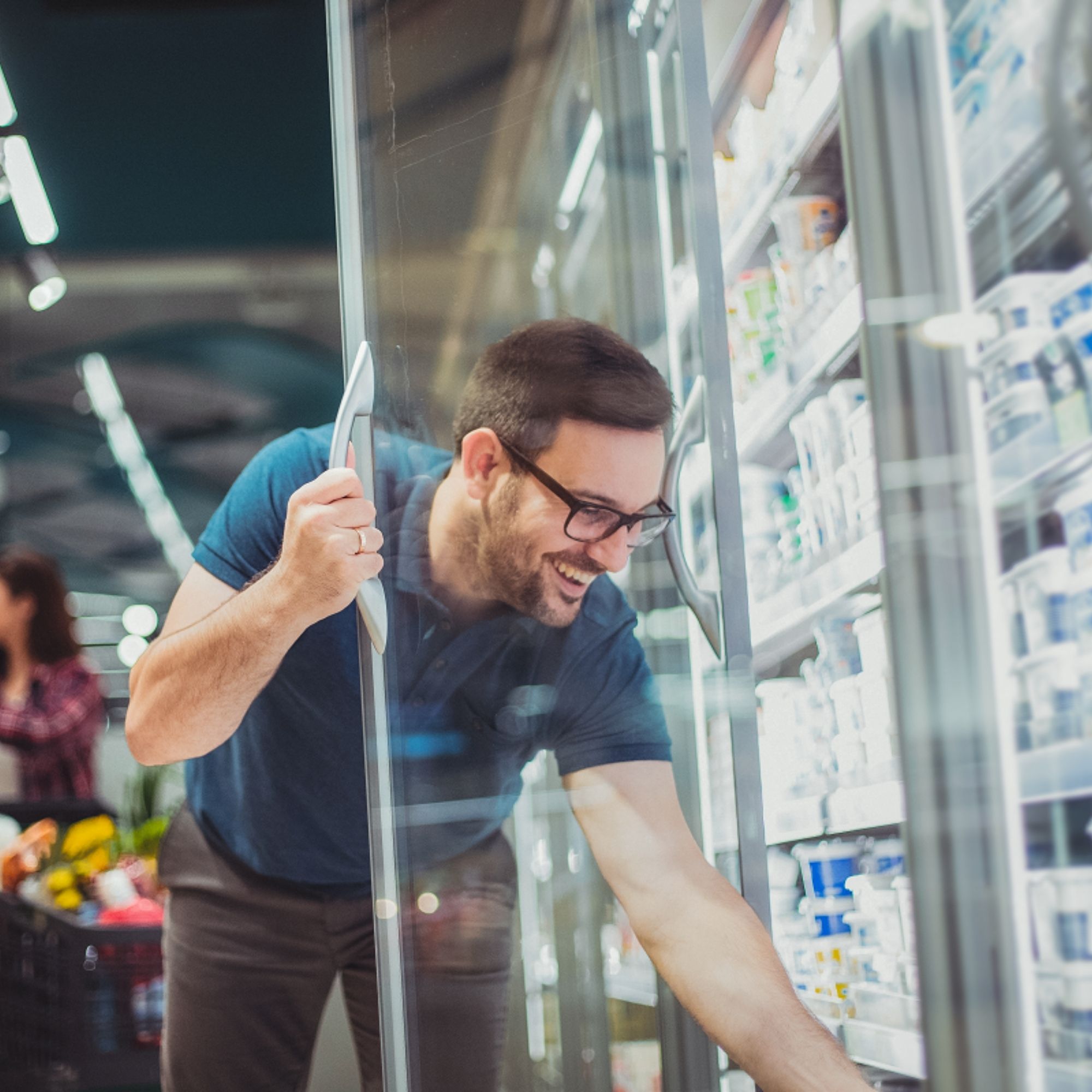 Man In Supermarket
