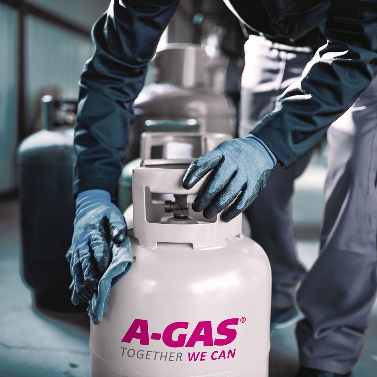 A Gas Cylinder Stock Image