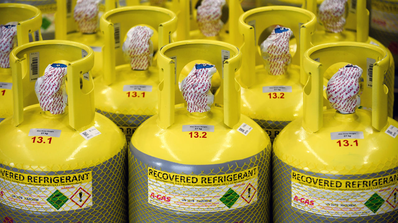 NZ Reclaim Cylinders Closeup