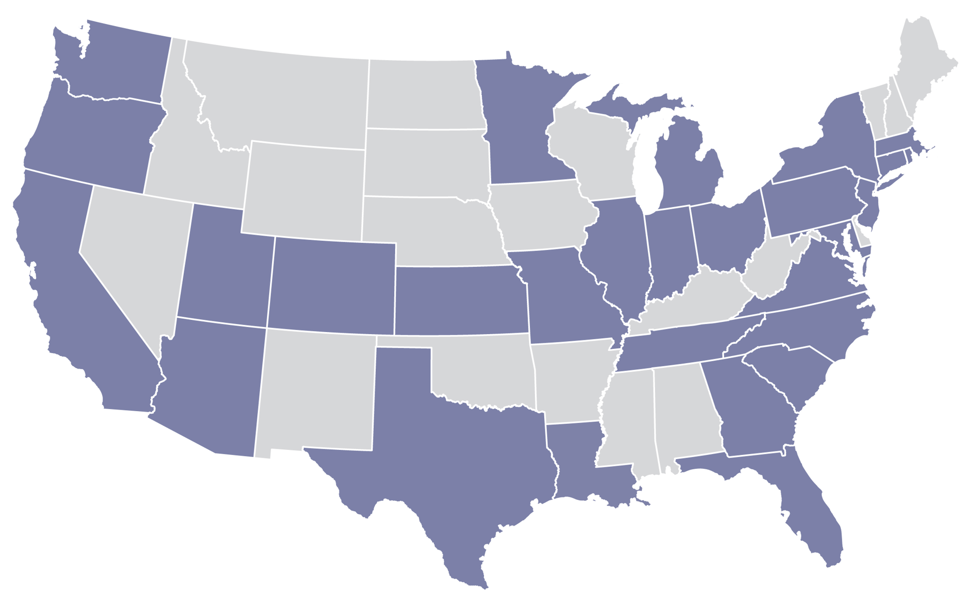 Rapid Recovery Service Map USA