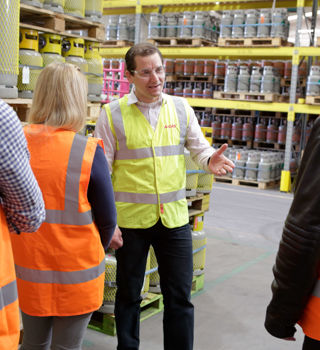 Team Talking On Site