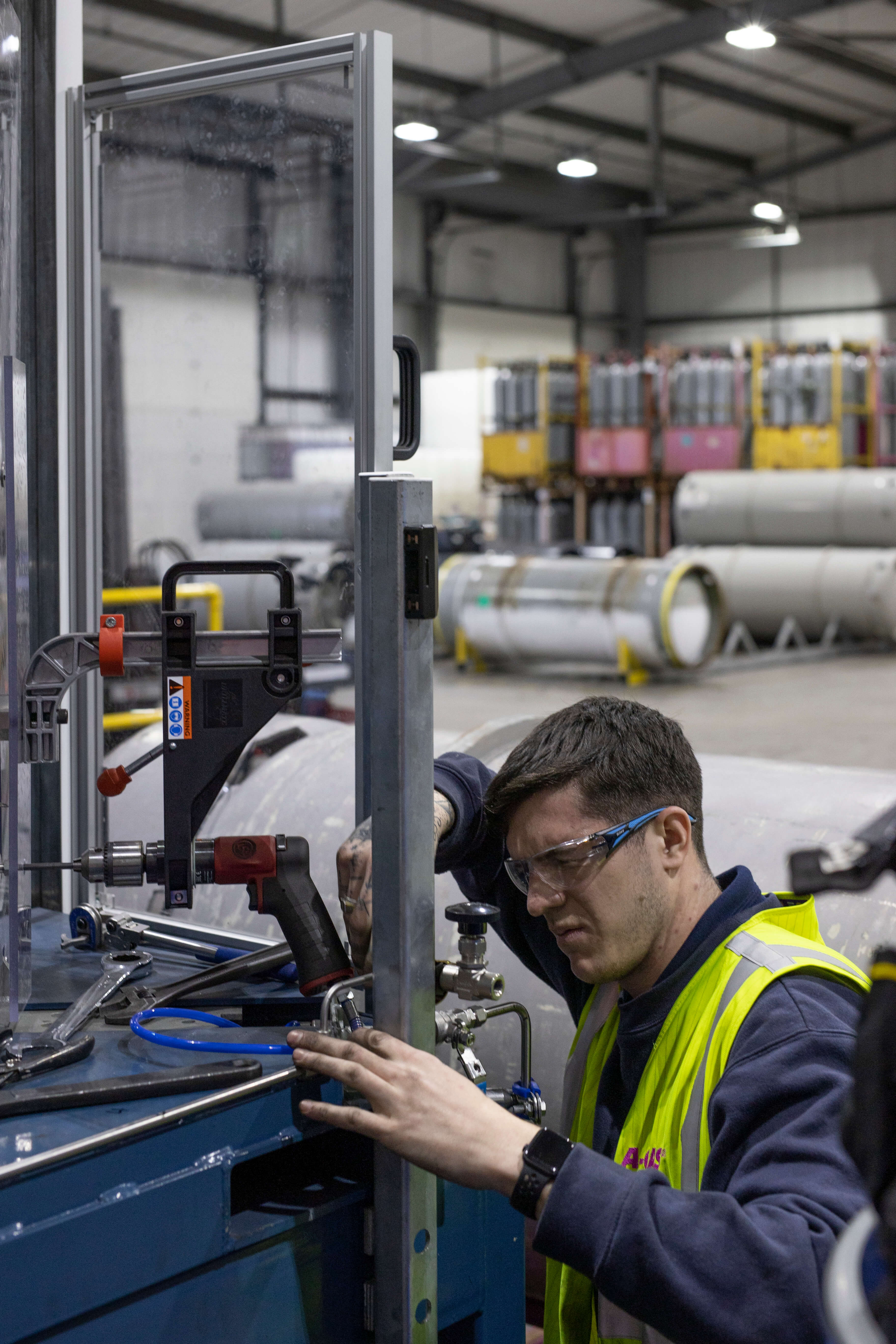 Drill Table With Operator