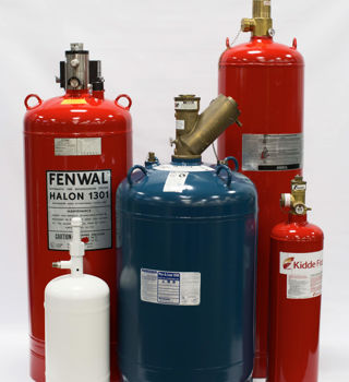 recharge fire suppression system bottles